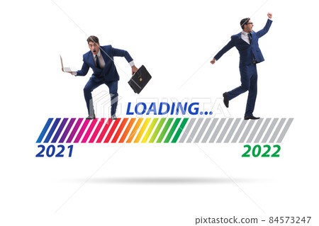 Concept of transitioning from year 2021 to 2022 84573247