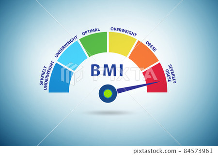 Concept of BMI - body mass index - Stock Illustration [84573961] - PIXTA