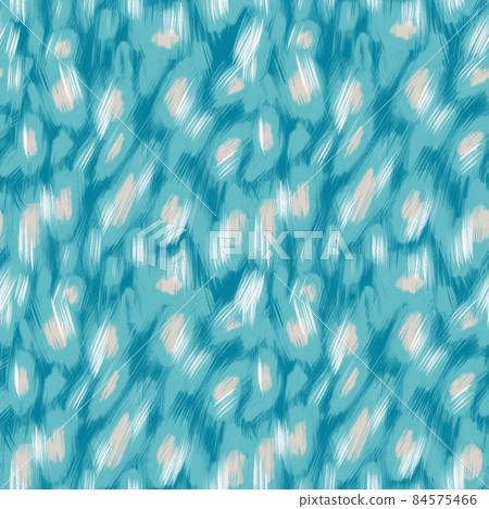 Abstract spotted shapes ornament. Geometric rounded sketch style shapes. Leopard spots seamless pattern. African animal fur skin print  leather illusion. Textile and fabric fashion design. 84575466