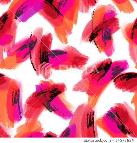 Abstract seamless pattern made of grunge brush strokes ornament. Paint smear background. Simple geometrical backdrop. Abstract seamless pattern made of grunge brush strokes ornament. Paint smear background. Simple geometrical backdrop. 84575684