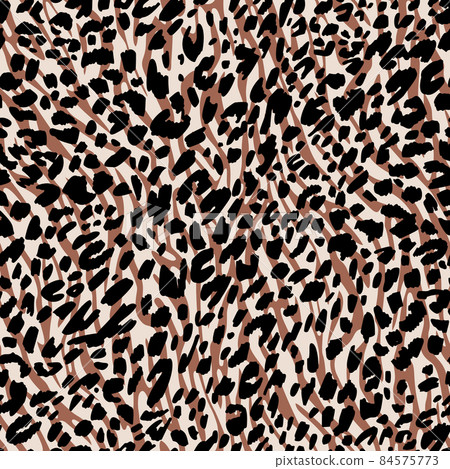 Zebra and leopard pattern mix. Wild animal print seamless