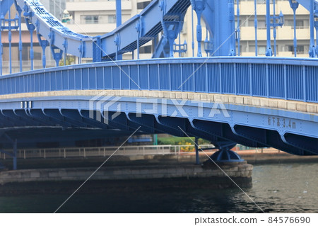 Sumidagawa和Kiyosubashi Bridge Sumidagawa和Kiyosubashi Bridge 84576690