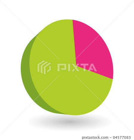 Colorful pie chart design element Colorful pie chart design element 84577083