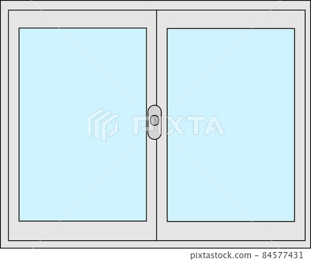 簡單的櫥窗插畫素材 84577431