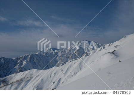Mt. Goryu in the dignified winter Mt. Goryu in the dignified winter 84578563