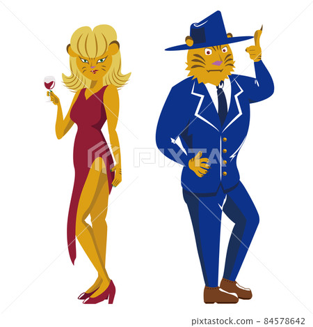 Ladies & Gentlemen Tiger Couple Ladies & Gentlemen Tiger Couple 84578642