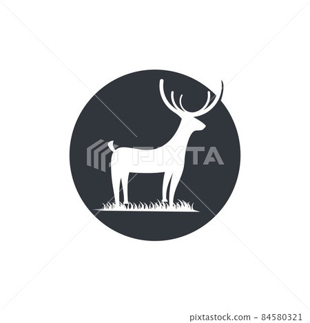 Deer logo  illustraation 84580321