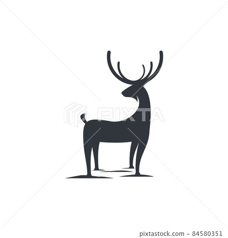 Deer logo vector illustraation Deer logo vector illustraation 84580351