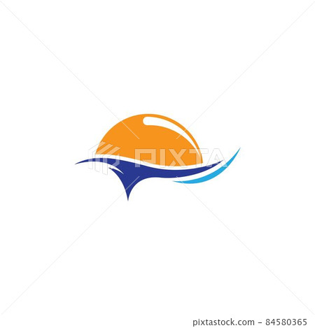 Summer logo vector icon 84580365