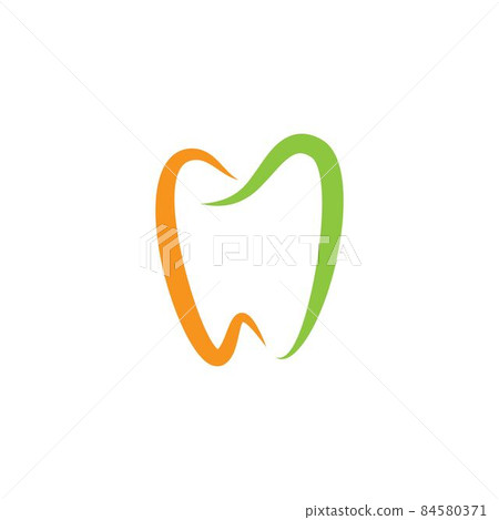 Dental logo template vector icon Dental logo template vector icon 84580371