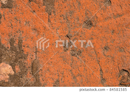 Dirty brick covered by sand. Dirty brick covered by sand. 84581585