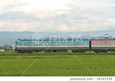 北陸本線 三河加賀笠間 JR 西 415 系列 C04 組織（金澤） ③ 雲葉 415-804 海邊 84581599