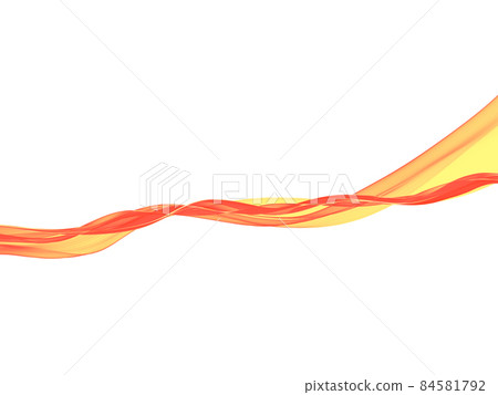 Rippling orange line 84581792