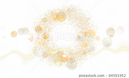 CG particles background of light balls and... - Stock Illustration  [84581952] - PIXTA