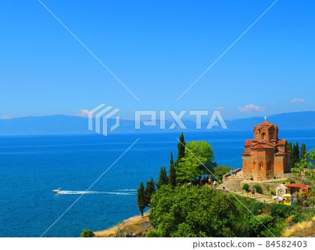 Lake Ohrid in Macedonia 84582403