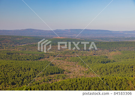 High angle view of Talimena National Scenic Byway High angle view of Talimena National Scenic Byway 84583306