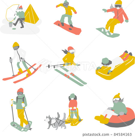 Winter activity color 84584163