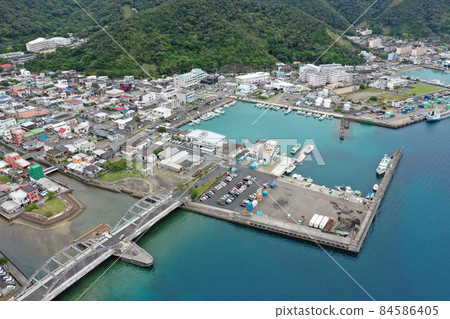 奄美科尼亞港港口風光鳥瞰圖 84586405