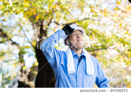 男士工作服戶外頭盔 84586972