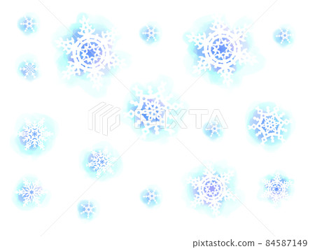 水彩雪壁紙或零件。 水彩雪壁紙或零件。 84587149