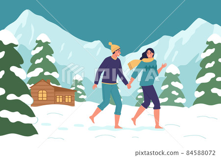 barefoot running winter