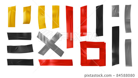 Tape Roll Colored Pieces Set 84588080