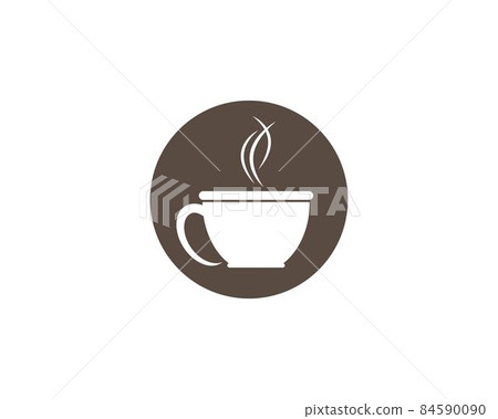Coffee cup symbol vector icon 84590090