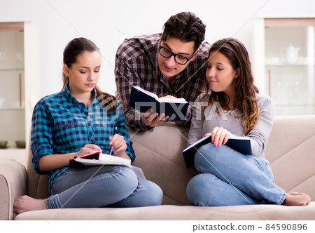 Students preparing for university exams Students preparing for university exams 84590896
