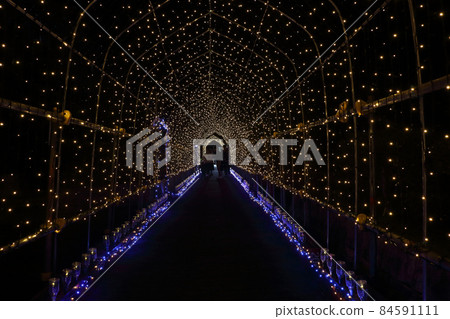 Illuminations "Tobishima Lights" in Tobishima Village, Aichi Prefecture Illuminations "Tobishima Lights" in Tobishima Village, Aichi Prefecture 84591111