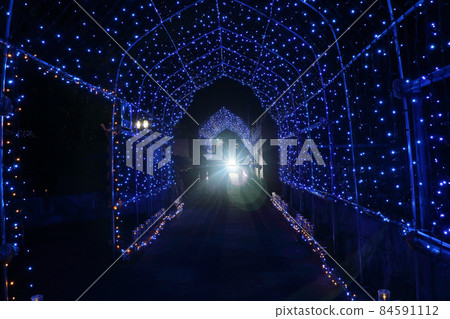 Illuminations "Tobishima Lights" in Tobishima Village, Aichi Prefecture Illuminations "Tobishima Lights" in Tobishima Village, Aichi Prefecture 84591112