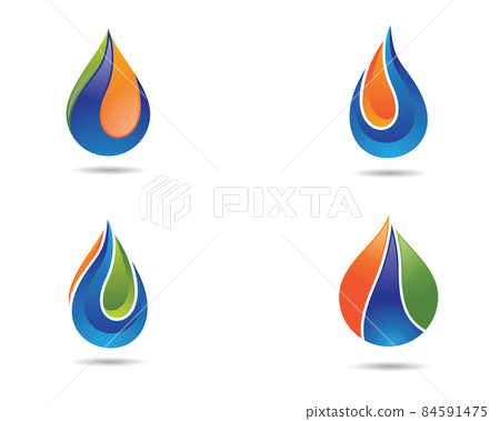 Water drop vector icon - Stock Illustration [84591475] - PIXTA