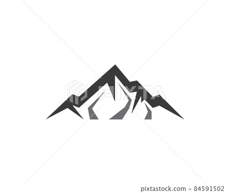 Mountain vector icon 84591502