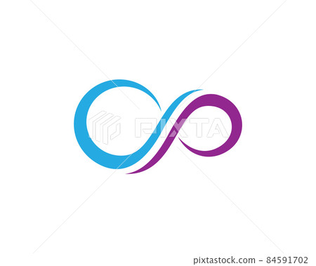 Infinity vector icon 84591702
