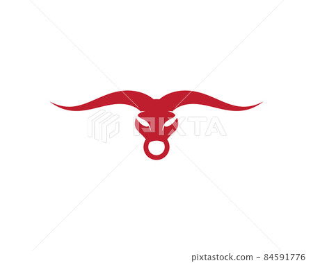 Bull head vector icon Bull head vector icon 84591776
