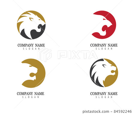 Lion head vector icon Lion head vector icon 84592246