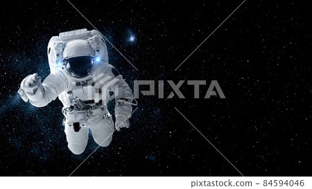 Astronaut spaceman do spacewalk while working for spaceflight mission Astronaut spaceman do spacewalk while working for spaceflight mission 84594046