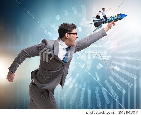 Businessman in start up business concept Businessman in start up business concept 84594307