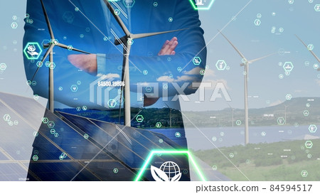 Conceptual environmental conservation and sustainable ESG development 84594517