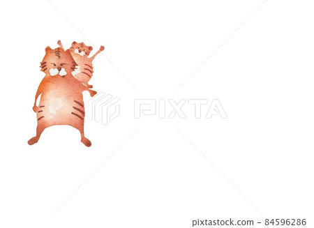 Tiger year New Year's material 84596286