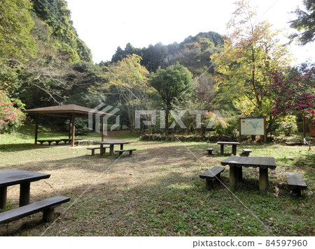 Bench in Segami Citizen's Forest / Ikenoshita Square (Yokohama City, Kanagawa Prefecture) 84597960