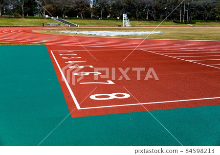 Akiruno City, Tokyo Metropolitan Akirudai Park, Type 3 Official Athletics Stadium 400m Track 84598213