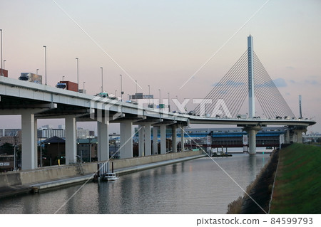 首都高速公路葛飾豎琴橋 首都高速公路葛飾豎琴橋 84599793