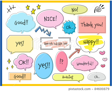 Pop and cute balloon headline material Pop and cute balloon headline material 84600879