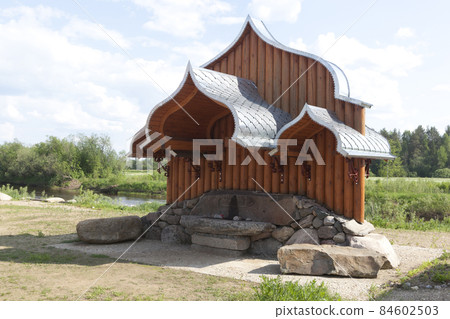 Source at the Church of the Nativity of the Prophet, Forerunner and Baptist John in the village Zaruchevnya Shilovskaya , Belsky District, Arkhangelsk region 84602503