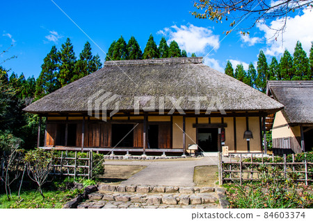 國立陸奧森林湖濱公園故鄉宮城縣的古民居,鐮房的房子 國立陸奧森林湖濱公園故鄉宮城縣的古民居,鐮房的房子 84603374