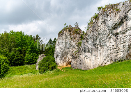 Kolibky - limestone rock formation in Rudice Sink Kolibky - limestone rock formation in Rudice Sink 84605098