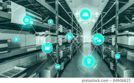 Smart warehouse management system with innovative internet of things technology Smart warehouse management system with innovative internet of things technology 84606625