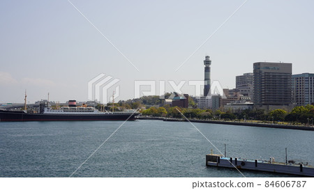 Yokohama Port, Yamashita Park and Hikawa Maru Yokohama Port, Yamashita Park and Hikawa Maru 84606787