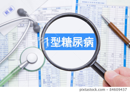 Type 1 diabetes medical image Type 1 diabetes medical image 84609437