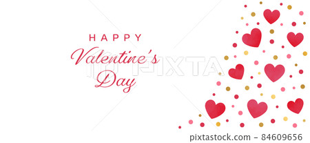 Valentine's Day background material Frame design for template Banner size Valentine's Day background material Frame design for template Banner size 84609656